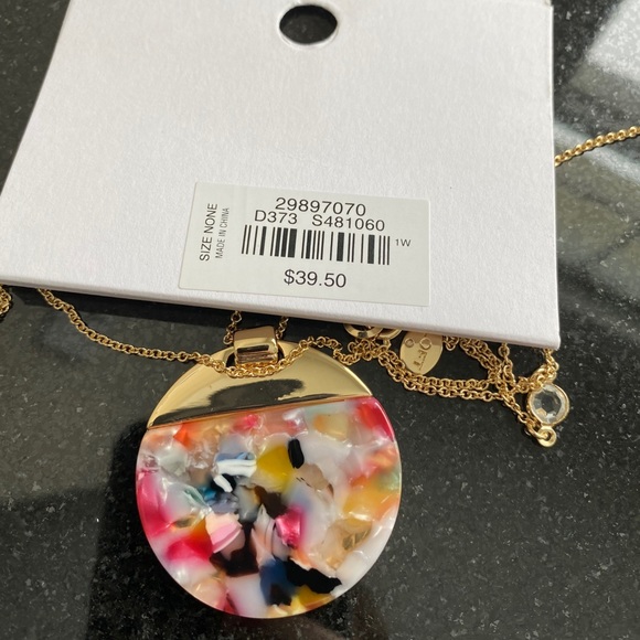 Multicolor long necklace - Picture 3 of 3